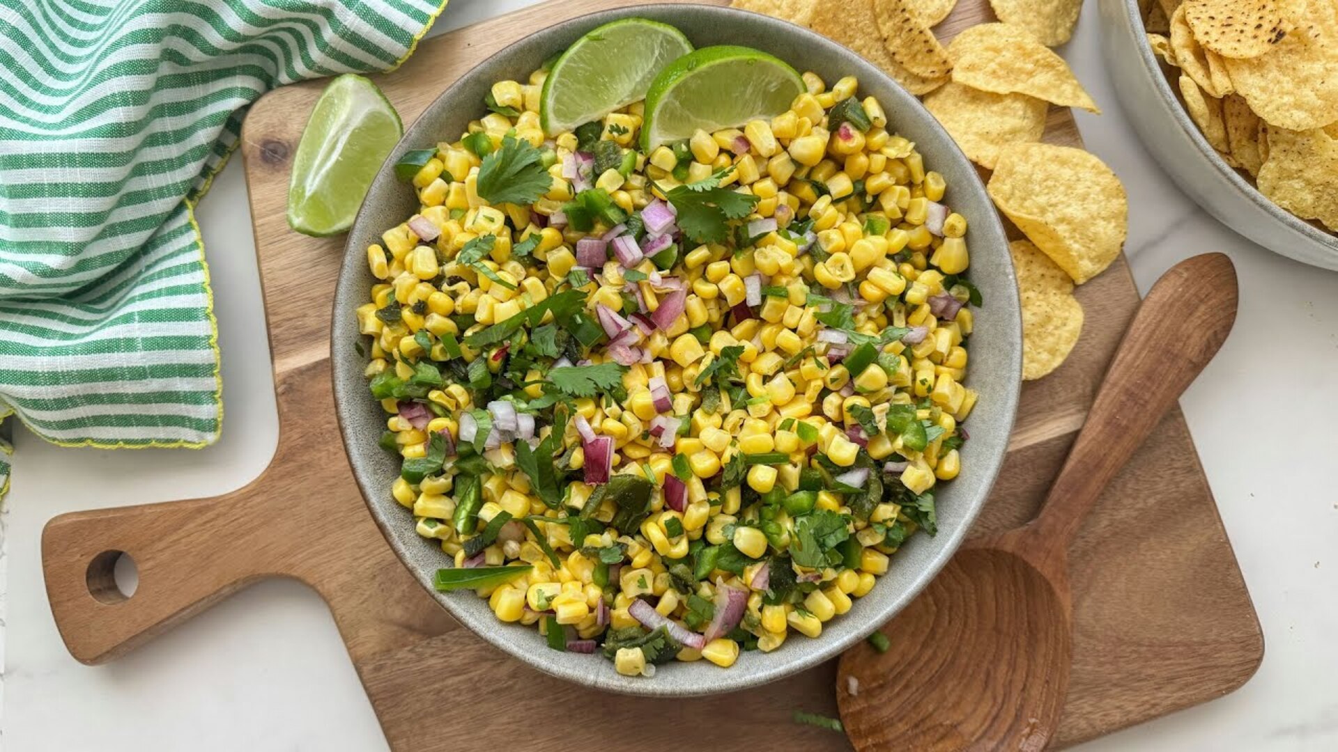 Video thumbnail for Copycat Chipotle Corn Salsa Recipe