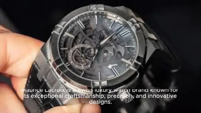 Video thumbnail for Maurice Lacroix