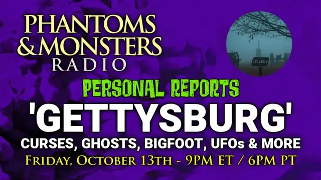 Video thumbnail for 'GETTYSBURG' - CURSES, GHOSTS, BIGFOOT, UFOs, & MORE - LIVE Chat - Q & A - Lon Strickler (Host)