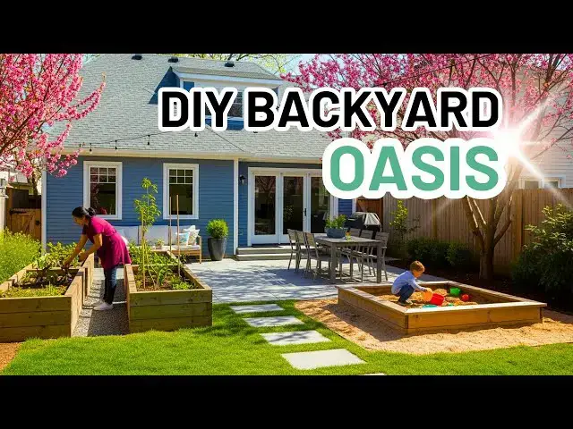 'Video thumbnail for HOW TO CREATE A BACKYARD OASIS: 3 Tips for a Relaxing Outdoor Retreat'