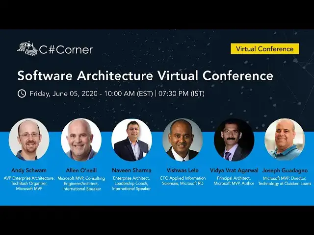'Video thumbnail for Software Architecture Virtual Conference'