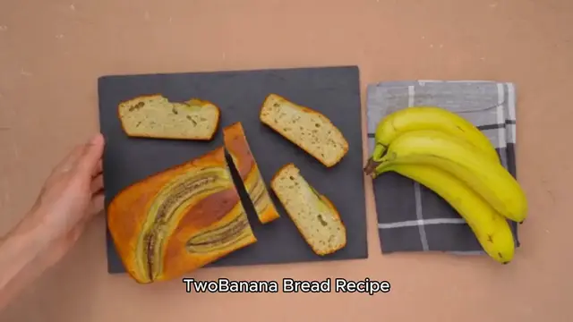 Video thumbnail for 2 banana bread recipe
