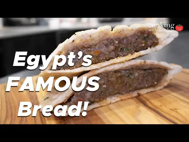 'Video thumbnail for Authentic Hawawshi at Home | Egyptian Meat-Stuffed Flatbread Recipe'