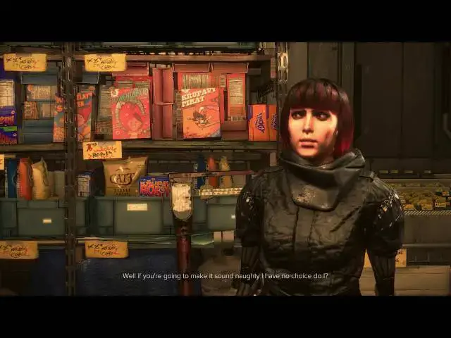 Video thumbnail for Deus Ex: Mankind Divided - Golem City: Entity Werzbowski Store Owner (Biocell Designer) Introduction