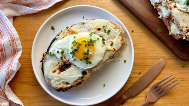 'Video thumbnail for Traditional Croque Madame Recipe'