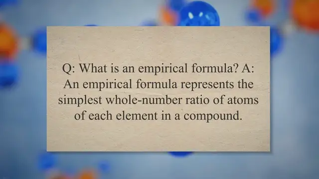 Video thumbnail for Empirical formulas and molecular formulas concept questions and answers