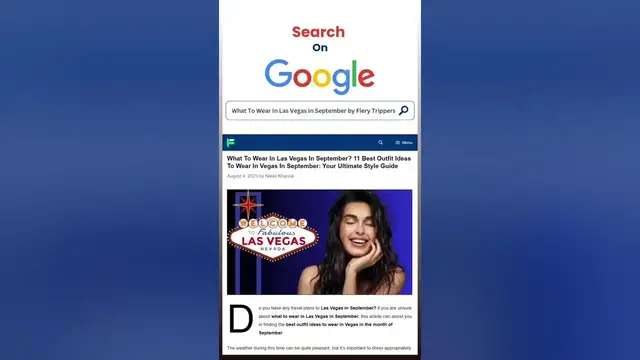 'Video thumbnail for What To Wear In Las Vegas In September? #shorts'