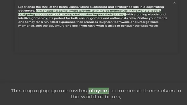 Video thumbnail for adventure. This engaging game invites players to immerse themselves in the world of bears, navigating challenges and making choices that impact their journey. With stunning visuals and intuitive gameplay, it’s perfect for both casual game