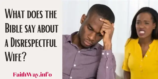 Video thumbnail for What does the Bible say about a Disrespectful Wife?