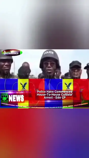 'Video thumbnail for Police Have Commenced House-To-House Cultists' Arrest - Edo CP '
