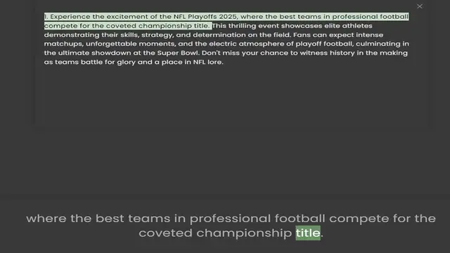 Video thumbnail for compete for the coveted championship title. This thrilling event showcases elite athletes demonstrating their skills, strategy, and determination on the field. Fans can expect intense matchups, unforgettable moments, and the electric atmo