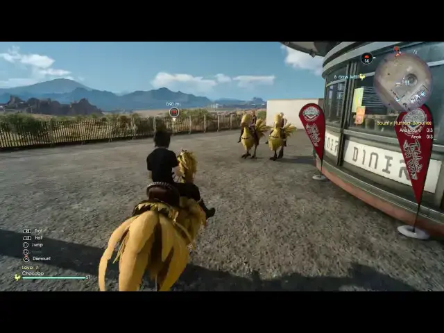 Video thumbnail for Final Fantasy XV - Bounty Hunted Beuties (Hunt) Anakadom 3/3 A+ Finese Takka Dialogue PS4 Pro