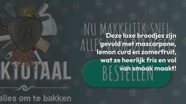 Video thumbnail for Broodjes met lemon curd en fruit