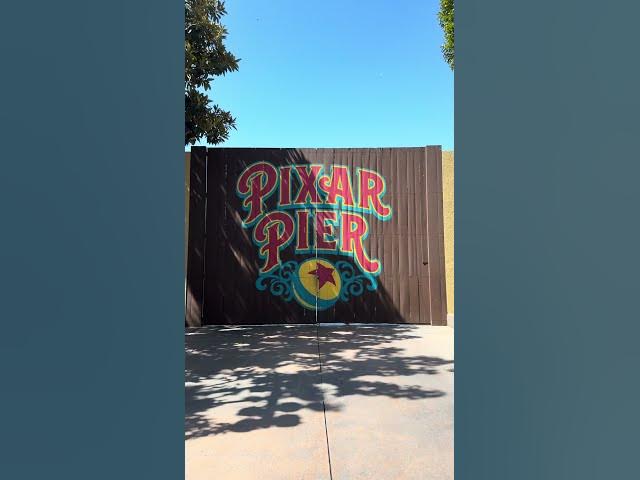 Video thumbnail for Current & Before Coco Walls and Pixar Pier Gate