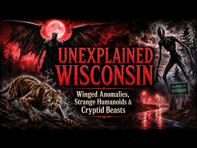 Video thumbnail for UNEXPLAINED WISCONSIN: Winged Anomalies, Strange Humanoids & Cryptid Beasts