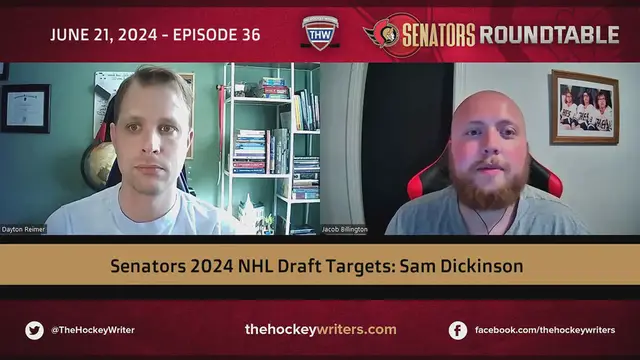 Video thumbnail for Senators 2024 NHL Draft Targets - Sam Dickinson