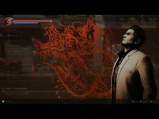 Video thumbnail for Yakuza Kiwami 3 - Chapter 1 Upgrade Abilities Tutorial: Unlock Attack and Health Boost | Haymaker