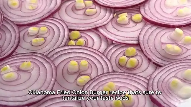 'Video thumbnail for Oklahoma Fried Onion Burger Recipe'