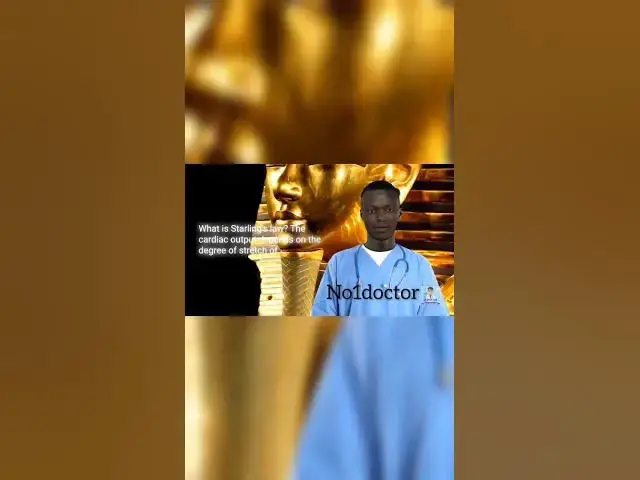 Video thumbnail for #starling_law #blood_pressure #medical #no1doctor #shorts #usmle #frcs #mrcs_uk #dratef #MCQS #top