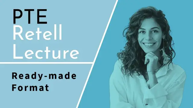 Video thumbnail for PTE Retell Lecture Format and Sample Answer