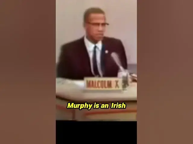 'Video thumbnail for Malcolm X  Rejecting the Slave Name  #history #shorts'