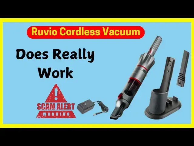 Video thumbnail for Ruvio Cordless Vacuum Reviews Consumer Reports: Before Buy Check Ruvio Vacuum Is Scam Or Legit? |
