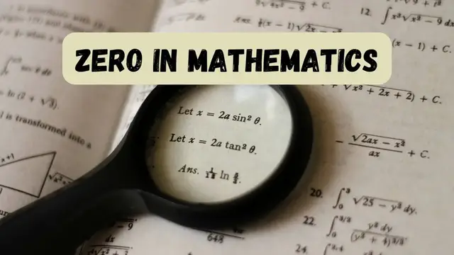 Video thumbnail for The Profound Meaning of Zero in Mathematics