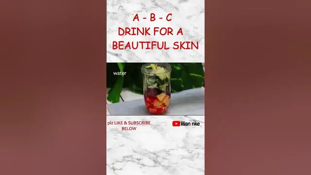 Video thumbnail for I drink this for beautiful glowing spotless skin - and it works! #skinglow  #skincare #shorts