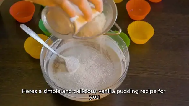 Video thumbnail for Vanilla pudding recipe