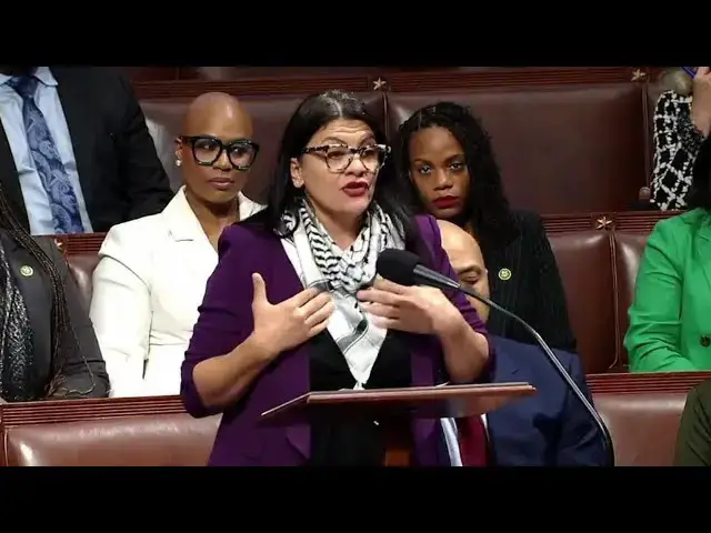 Video thumbnail for 'Remove From Congress' - Rashida Tlaib Rocked After Shocking Display In House