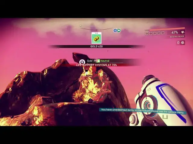 Video thumbnail for No Man's Sky - Rofresenient: Descent Into Lifeless Planet Sequence & Mine Giant Gold Nugget Gameplay