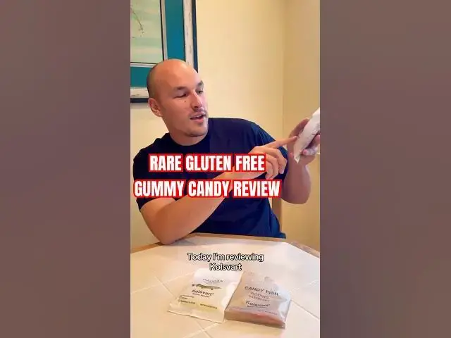 'Video thumbnail for Swedish fish, from Sweden! Trying out Kolsvart gluten free gummy candies #glutenfree'