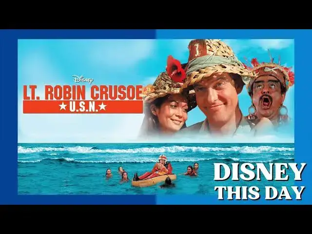 Video thumbnail for Lt  Robin Crusoe USN | DISNEY THIS DAY | July 29, 1966