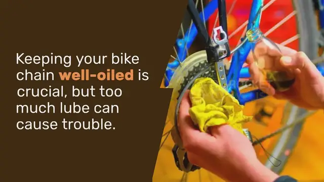 Video thumbnail for What happens if you put too much lube on a bike chain?