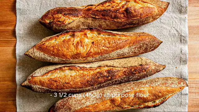 Video thumbnail for baguette recipe