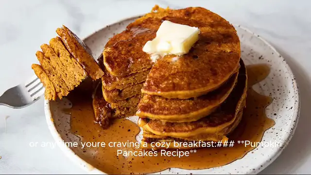 Video thumbnail for pumpkin pancakes recipe