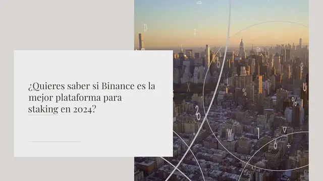 Video thumbnail for ¿Quieres saber si Binance es la mejor plataforma para staking en 2024?