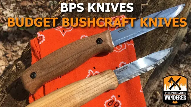 'Video thumbnail for BPS Budget Bushcraft Knives'