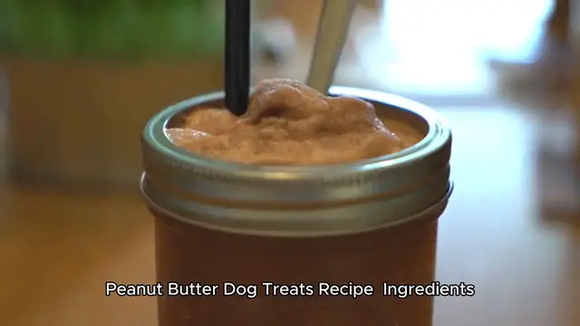 Video thumbnail for peanut butter dog treats recipe