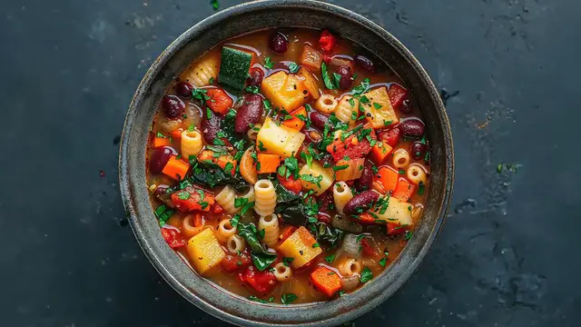 Video thumbnail for Hearty Pasta Fagioli Recipe