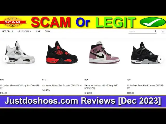 Video thumbnail for Justdoshoes Reviews (Dec 2023) [ with 100% Proof ] ⚠️ Is Justdoshoes.com SCAM or LEGIT ?⚠️😲