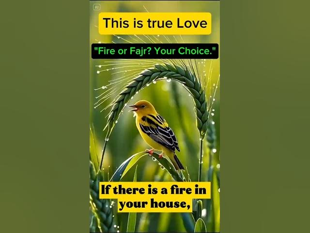 Video thumbnail for Fire or Fajr? A Mother's Ultimate Choice! 😲(MostViral)#Fajr#Mother'sin Islam#Emotional Islamic Story