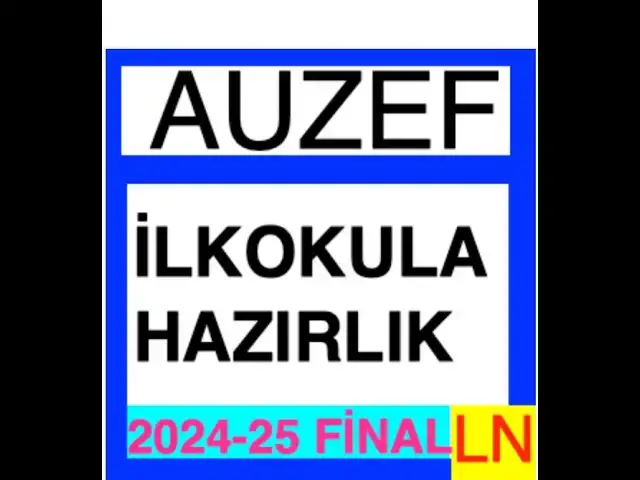 Video thumbnail for Auzef İlkokula Hazırlık 2024-2025 Final Soruları