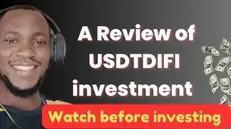 Video thumbnail for A Review of USDTDIFI Platform (Earn real money for reading articles) #hyip #usdt #articles #usdtdifi
