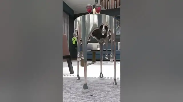 Video thumbnail for Melting Design Table | Coffee Table | Side Table #shorts