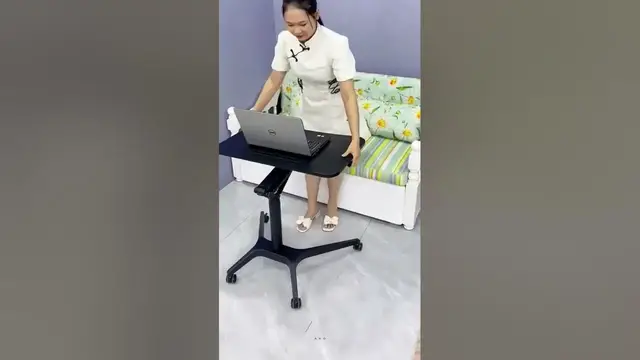 Video thumbnail for Lift Able Laptop Table | Computer Desk Drafting Table #shorts