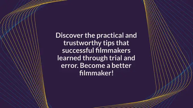 Video thumbnail for 7 Tips That Will Help You Become A Better Filmmaker