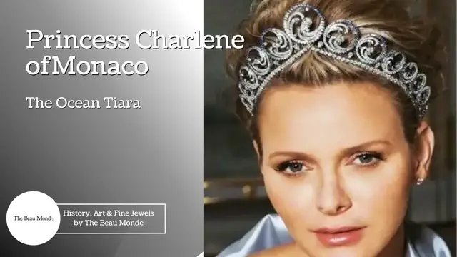 Video thumbnail for Princess Charlene of Monaco - Ocean Tiara - Van Cleef and Arpels