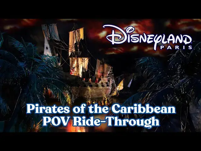 Video thumbnail for Pirates of the Caribbean Full Ride-Through | Disneyland Paris 2026 4K 🏴‍☠️💀✨