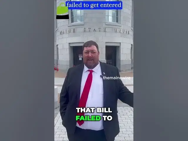 'Video thumbnail for Maine Politics: Democrat's Shocking Vote Against Anti-Porn Bill #shorts'